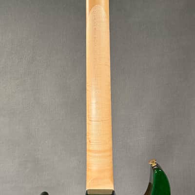 Charvel USA Custom Dinky EMG HSS FR Transparent Green 2004 w/ Hard Case - Quilted Maple image 7