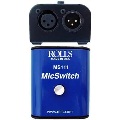 Rolls MS111 Configurable Professional Microphone On/Off Switch imagen 1