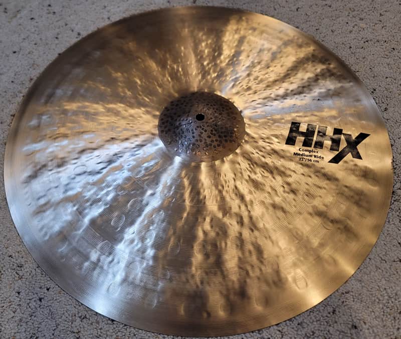 🥁 SABIAN HHX Complex Medium Ride 22" – Unplayed – Raw Hand-Hammered Bell – B20 Bronze – Professional Series image 1