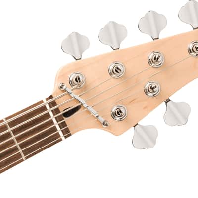 SQUIER - Affinity Series Jazz Bass VI  Laurel Fingerboard  Black Pickguard  Black Metallic - 0378671565 image 5