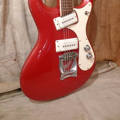 Mosrite Model 88 1988 Sparkle Red image 7
