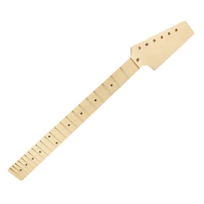 WD Music Pre-Drilled Paddle Headstock 22 Fret Neck For Fender Telecaster Unfinished image 1