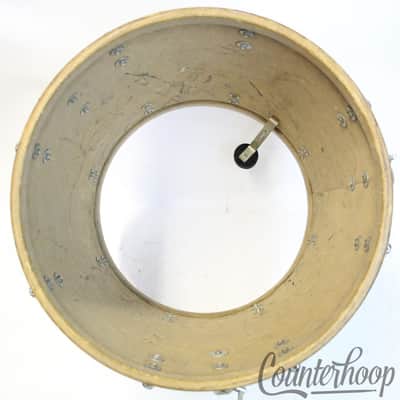 *Slingerland 20x14,13,16 Drum Set Silver Sparkle Vintage 60s 3Ply Bass/Tom/Floor image 24