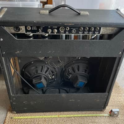 Fender Super Reverb 2-Channel 40-Watt 4x10" Guitar Combo 1963 - 1967 - Black Panel image 2