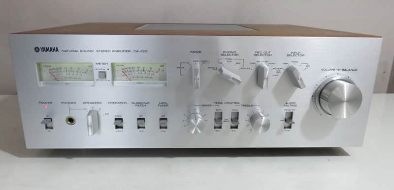 YAMAHA CA-1010 INTEGRATED AMPLIFIER ( AMP ) FULLY SERVICED RECAPPED + LED'S image 1