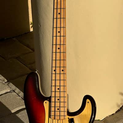 Fender Precision Bass 1958 - a beautiful all original 3-tone Sunburst example w/a Gold'gard ! image 7