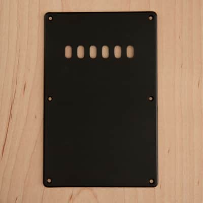 Genuine Tone Ninja Strat Trem cover, Black with screws