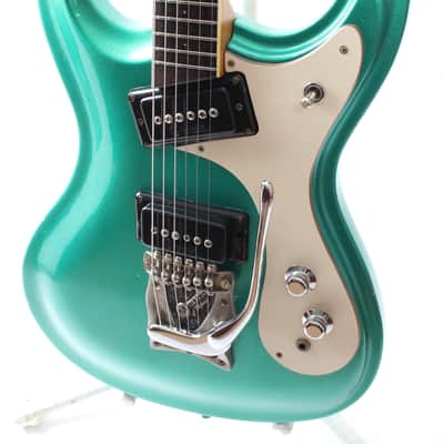 2000s Mosrite The Ventures Mark 1 green metallic image 3