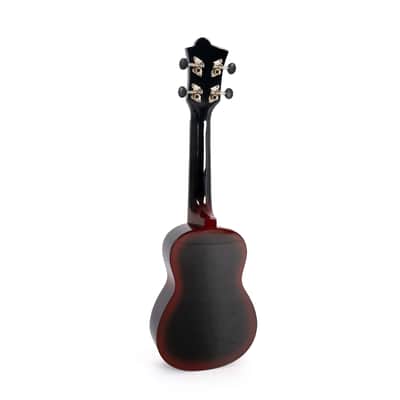 Octopus Academy Soprano Ukulele + Free Wooden Stand - Black Burst image 3
