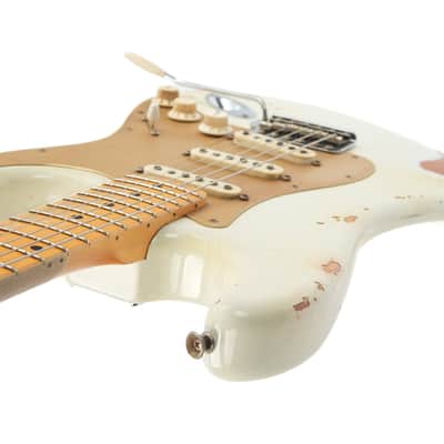 Fender Custom Shop 1955 Stratocaster Desert Tan over Sunburst Heavy Relic 2017 image 10