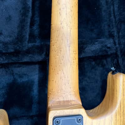 2016 Schecter USA Custom Shop Dream Machine-7 Vintage Natural Satin image 11