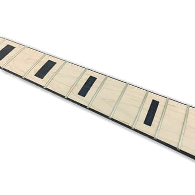 22 Fret Maple Bass Guitar Neck 34inch Inlay Replace image 6