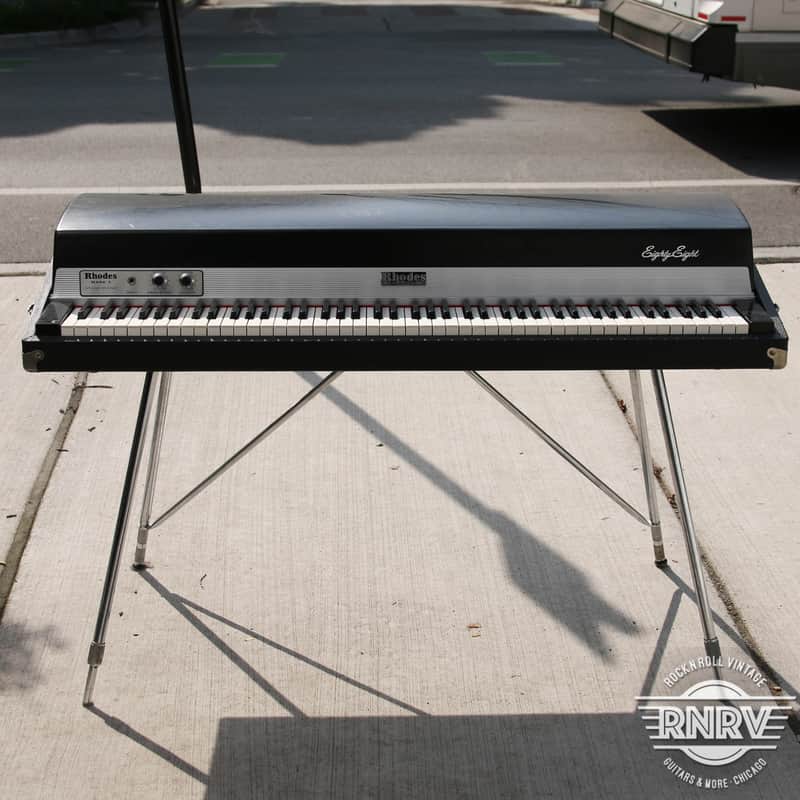 Rhodes Mark I Stage 88-Key Electric Piano 1978 - Black Rounded Top image 1