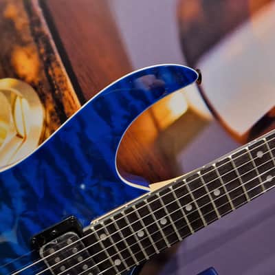 Ibanez GRG120QASP-BGD GiO E-Guitar, Blue Gradation image 2