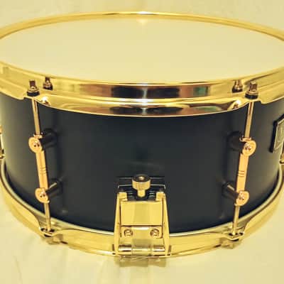 VEX/MARTIALPERCUSSION PARTS CUSTOM SATIN BRASS TRIMMED SNARE DRUM  2024 - DARK SATIN -FREE SHIP TO CUSA! image 3