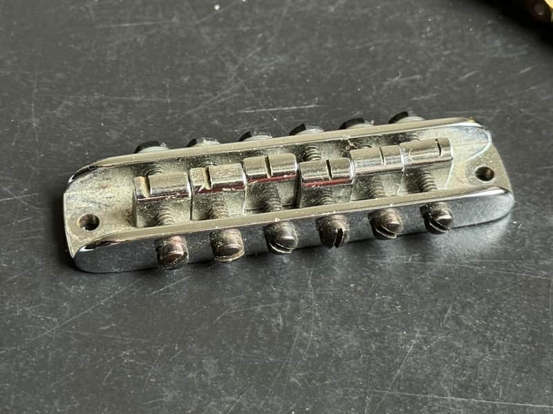Alembic Stars Guitars Tune O Matic Bridge 70’s 80’s - Chrome image 1