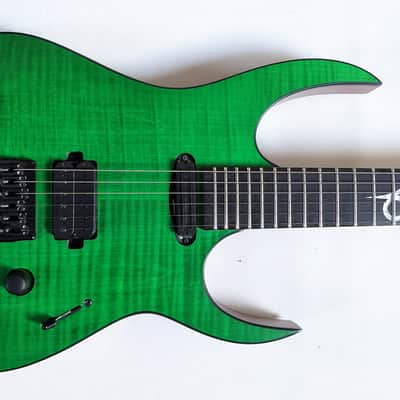 Solar Guitars SB1.6HFG - Flame Green matte image 3