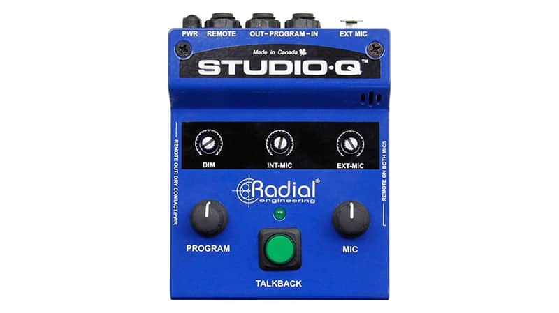 Mint Radial Engineering Studio-Q Talkback Interface with Built-In Mic External Mic Input image 1
