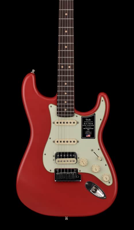 Fender American Ultra Luxe Vintage '60s Stratocaster HSS - Fiesta Red #09715 image 1