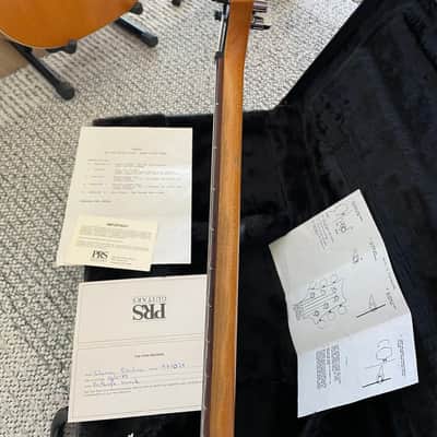 All original 1989 PRS Classic Electric (CE 24) - Vintage Sunburst (w/ case + candies) image 11