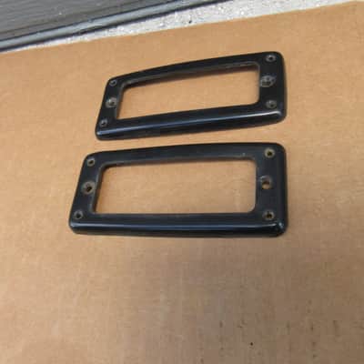 1960s Teisco Cameo Aria Univox Semi Hollow Body Black Guitar Pickup Rings image 2
