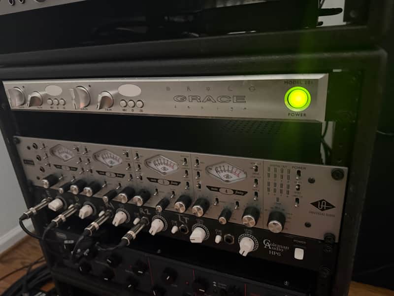Grace Design Model 201 2-Channel Microphone Preamp 1997 - 2005 - Silver image 1