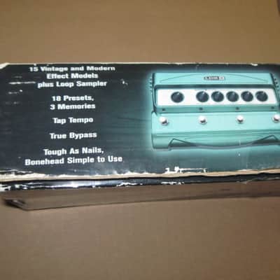 used with wear Line 6 EMPTY Cardboard Box for DL4 Delay Modeler + original Pilot's Handbook, sheet w/ 4 very small black stickers, & styrofoam battery holder (NO: pedal / batteries) mid 2000s - mid 2010s (not for MkII ver) image 6
