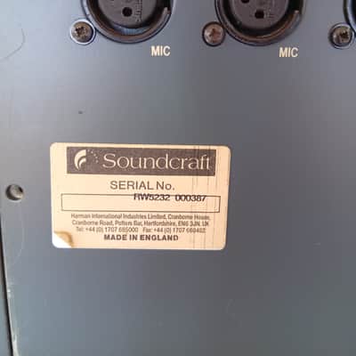 Soundcraft DC2020 Mischpult 2015 - Grau image 5