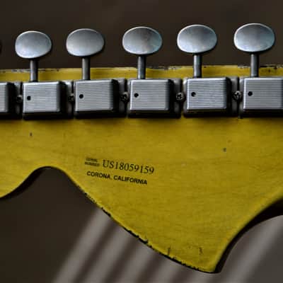 American Fender Stratocaster Custom Heavy Relic Lime Green Sparkle "Duncan Antiquities" image 7