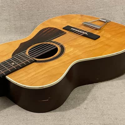 1970 USA Harmony Stella H913 Slot Head 12 String Acoustic Guitar Natural image 8