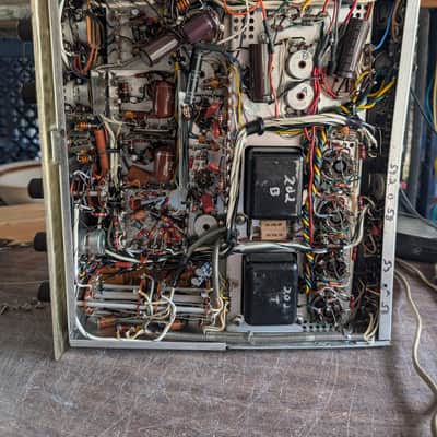 fisher x-202b integrated amplifier rebuilt and ready for service early 60's image 8