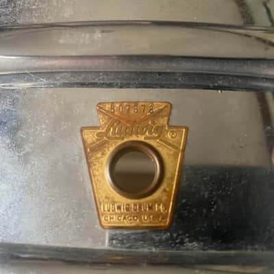 Ludwig No. 400 Supraphonic 5x14 Snare Drum image 2