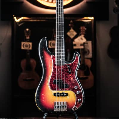1966 Fender Precision Bass sunburst image 2