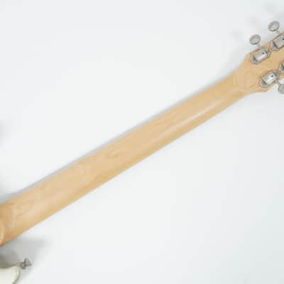 MarineRider MR-1 Metallic Silver Mosrite Ventures Copy Built-in Amp travel guitar Made in JAPAN image 11