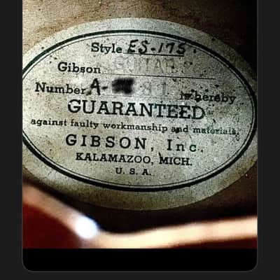 Gibson ES-175 1949 - 1956 image 25