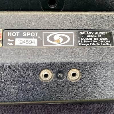 Galaxy Audio Hot Spot Passive Monitor Speakers (Pair) Early 2000’s - Black image 8