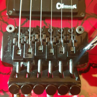 Charvel Charvette Model 270 1990 Red/Black Crackle image 9
