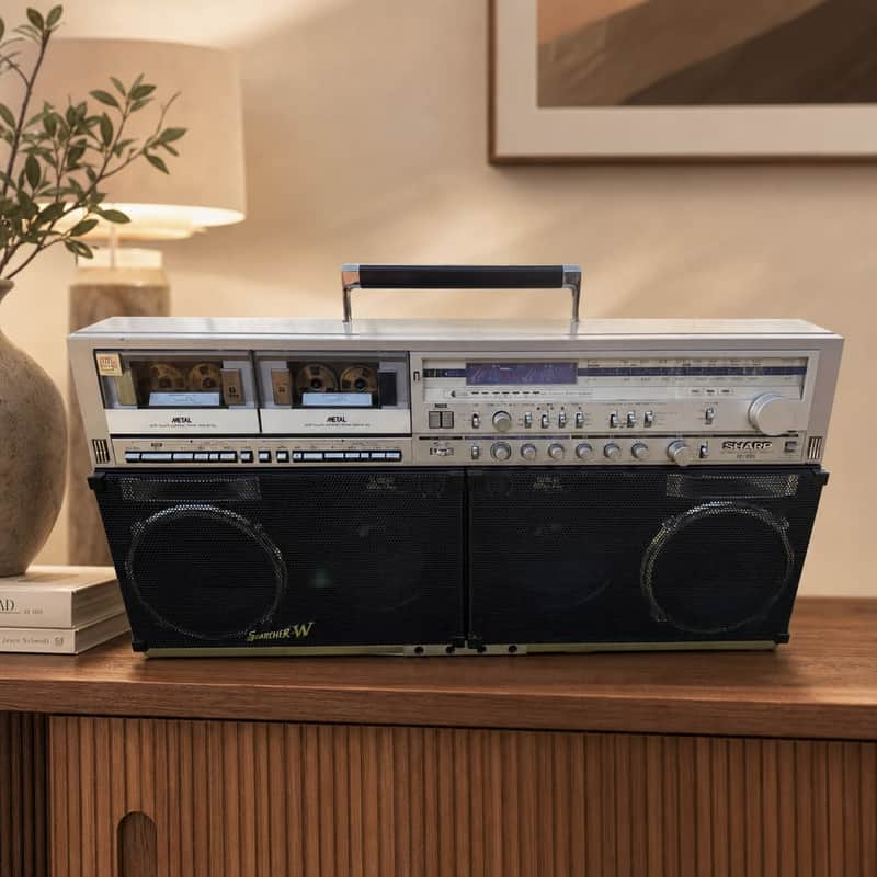 Sharp GF-999 Rare Vintage Japan Boombox Getto blasster Warranty Tested Serviced image 1