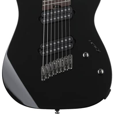 Ibanez RG Standard RGMS8 Multi-scale 8-string Electric Guitar - Black image 1