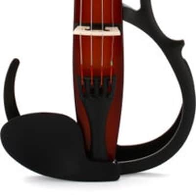 Yamaha Silent Series SV-250 Electric Violin - Shaded Brown image 2
