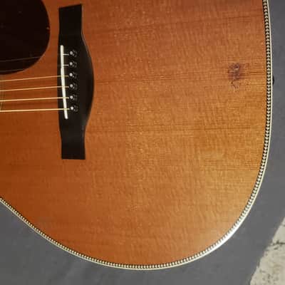 Santa Cruz Guitar Co. | OM Custom | Brazilian Rosewood & Tunnel 13 Redwood | Serial No. 4741 | Nitrocellulose image 7