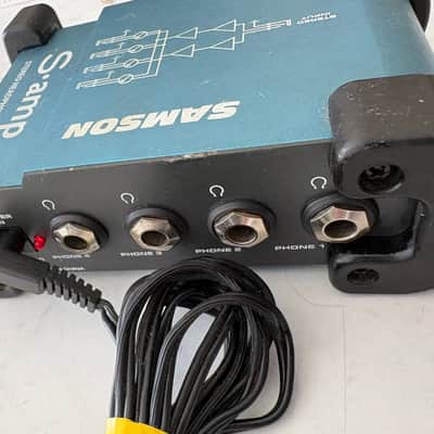 Samson S-Amp S Class Mini Stereo Headphone Amplifier 2010s - Blue/Black image 3