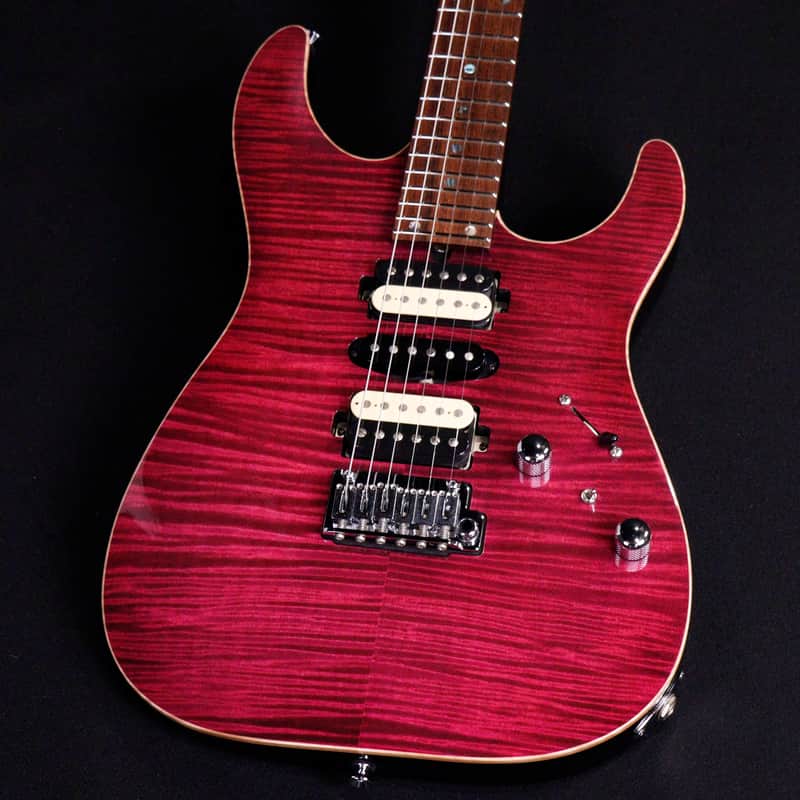 T's Guitars DST-PRO 24 Mahogany Limited Custom Trans Purple (S/N