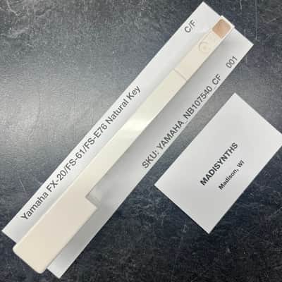 ORIGINAL Yamaha/Korg Replacement C/F Key (NB107540) for Yamaha DX7/DX5/DX9, SY77/SY85/SY99, Korg M1, Wavestation, Z1, etc
