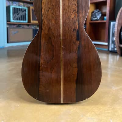 1920s Slotted Headstock Parlor Acoustic | Solid Brazilian Rosewood Back & Sides | Spruce Top | Ebony Fingerboard image 16