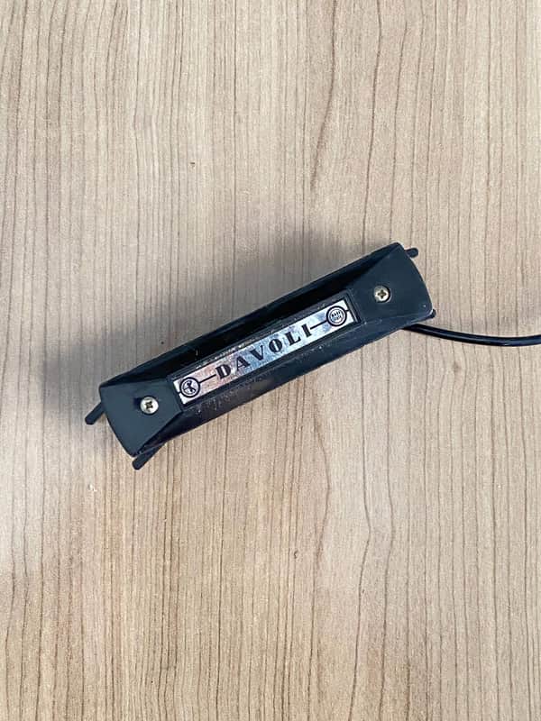 Vintage Davoli Soundhole Acoustic Guitar Pickup - Made in Italy (~4.85k Ohms) image 1