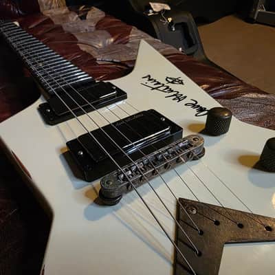 Dave Mustaine's Explorer MEGADETH Artist Owned Stage Played - Dean USA Custom Shop XO Heavy Relic Vintage Aged Signed Korina Neck Guitar image 17