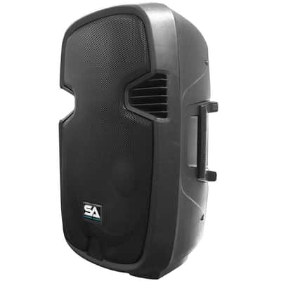 PAIO15 - Active 15 Inch PA Speaker System - Bluetooth, Wireless Mic, Speaker Stands and Cables image 4