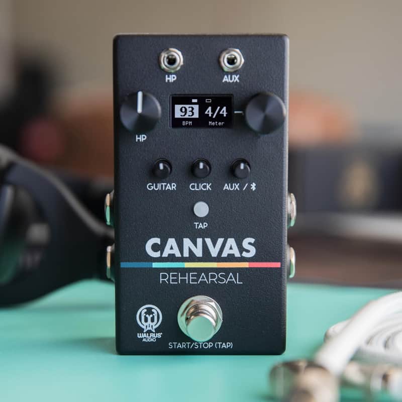 Walrus Audio Canvas Rehearsal Pedal (Stereo Headphone Amp, Metronome, Aux/Bluetooth, Amazing Practice Tool) image 1