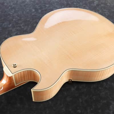 Ibanez LGB30-NT George Benson Signature Hollow Body Guitar 6-String - Natural + Case MF100C image 2